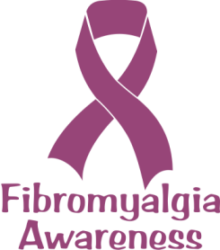 Fibromyalgia Awareness Ribbon For Your Walking Stick/Car Window